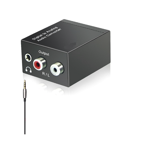 Конвертер Digital to Analog+3,5 jack audio converter