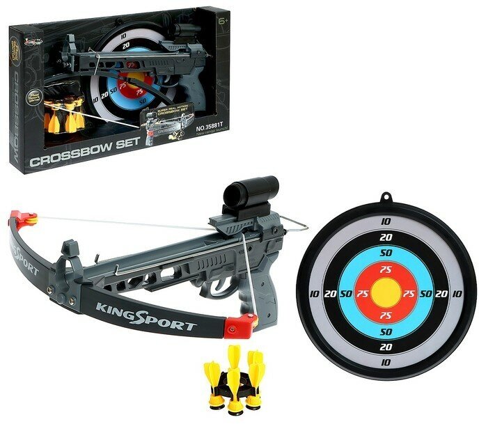 Арбалет "Crossbow set" с мишенью, King sport (1 шт.)