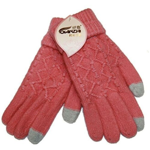 Перчатки для ёмкостных тачскринов (размер S) №16 <темно-розовый>