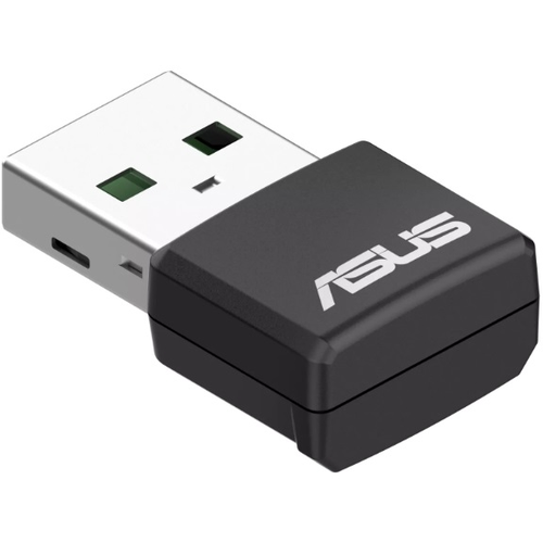 Адаптер ASUS USB-AX55 NANO // WI-FI 802.11ax/ac/a/g/n, 400 + 867 Mbps USB 3.0 Adapter + 2 антенны ; 90IG06X0-MO0B00 (USB-AX55 NANO) 802 11b g n usb wifi adapter 150mbps mini wi fi adapter pc network card wi fi dongle plug