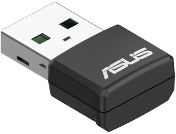 Адаптер ASUS USB-AX55 NANO // WI-FI 802.11ax/ac/a/g/n, 400 + 867 Mbps USB 3.0 Adapter + 2 антенны ; 90IG06X0-MO0B00 (USB-AX55 NANO)