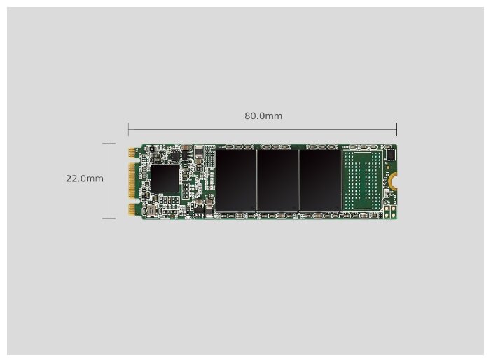 SSD накопитель Silicon Power A55 SP128GBSS3A55M28 128ГБ, M.2 2280, SATA III, M.2