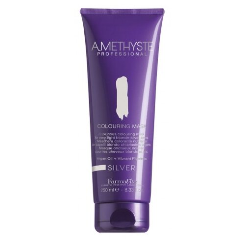 Amethyste colouring mask SILVER. Оттеночная маска для волос -Серебро 250мм. FarmaVita