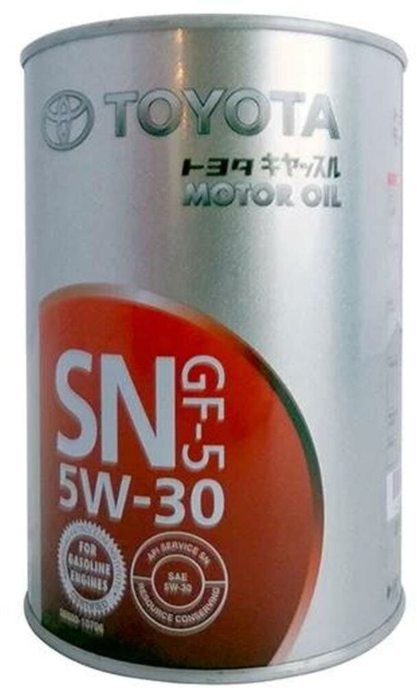 Моторное масло TOYOTA engine oil 5W-30 SР 1 л. арт. 08880-13706 Япония