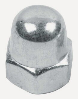 Изображение товара Гайка колпачковая М6 цинк класс прочности 5.8 DIN 1587 STARFIX 10 штук (SMZ1-36214-10)