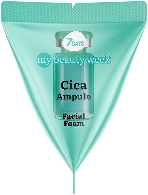 7DAYS пенка для лица очищающая My Beauty Week Cica, 7 г