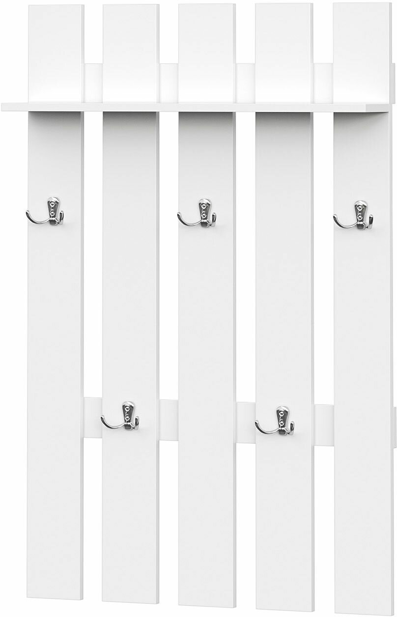 фото Вешалка Айден ВШ06-800 белый ЛДСП/белый ЛДСП