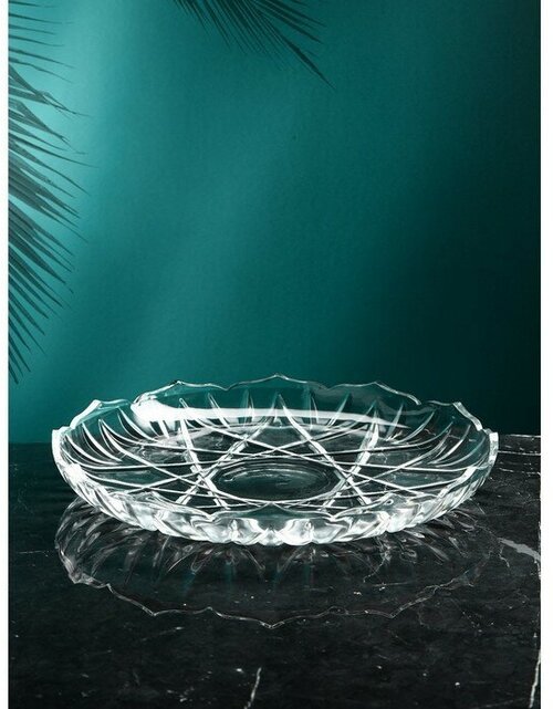 Тарелка Isfahan Glass «Оркиде», d=32 см, стекло, Иран