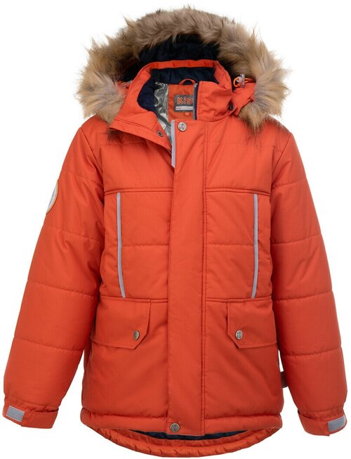 Куртка KISU, размер 152, оранжевый