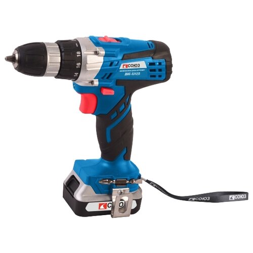 Дрель аккумуляторная Союз ДШС-3312Л 12В Li 20Ач 22Нм 10мм 309900₽