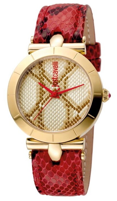 Наручные часы Just Cavalli Snake 52465, золотой, красный