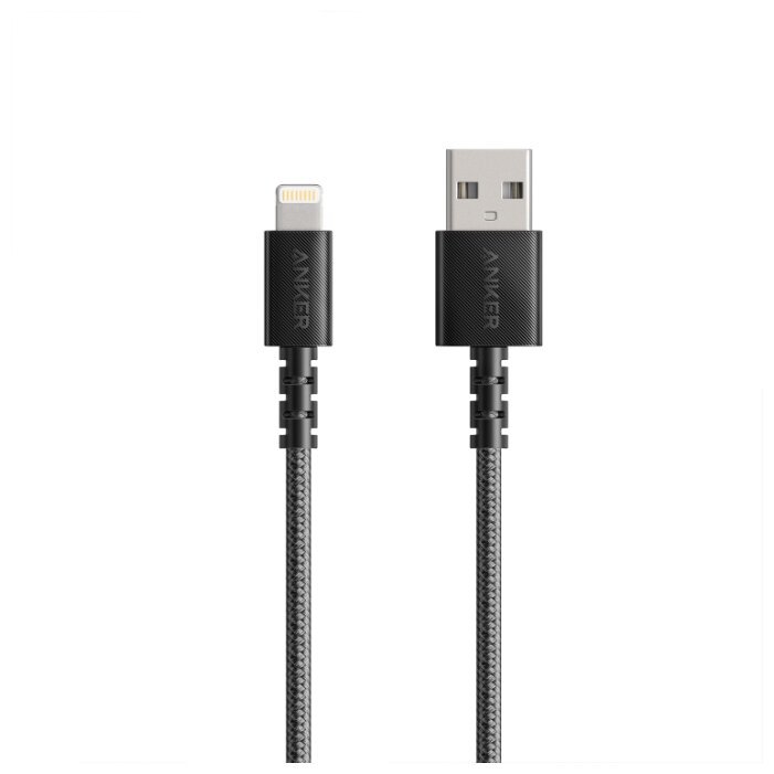 Кабель ANKER A8012 12W A->8pin MFI 0.9м BK - фото №1