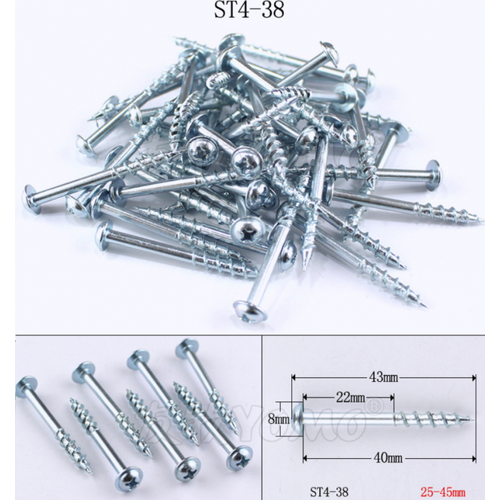 Саморезы для соединения на косой шуруп 38 мм Набор - 100шт саморезы для соединения на косой шуруп 38мм набор 100шт