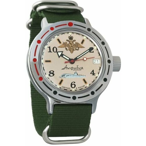 фото Наручные часы восток мужские наручные часы восток амфибия 420392, зеленый