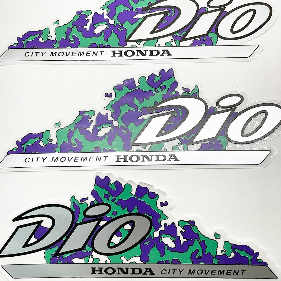 Наклейки Dio на скутер HONDA DIO (3 синий) 1169DIO