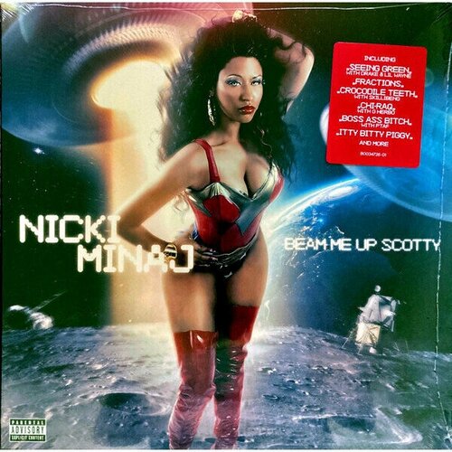 Виниловая пластинка Nicki Minaj. Beam Me Up Scotty (2 LP) rapper nicki minaj cover print t shirt y2k fashion hip hop rap women streetwear tops cotton vintage oversized short sleeve tees