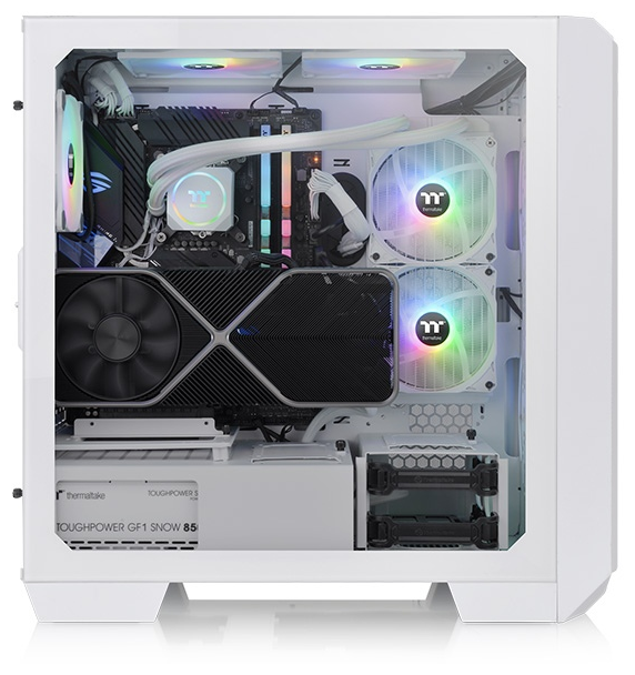 Компьютерный корпус ATX Thermaltake View 300 MX черный (ca-1p6-00m1wn-00) - фото №3