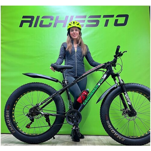 Велосипед фэтбайк Richiesto 26 колёса подростковыйвзрослыйженскиймужской 2001100₽