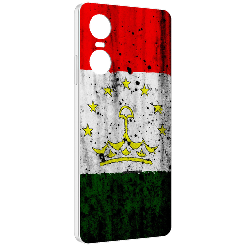 Чехол MyPads герб флаг таджикистан для Tecno Pop 6 Pro задняя-панель-накладка-бампер