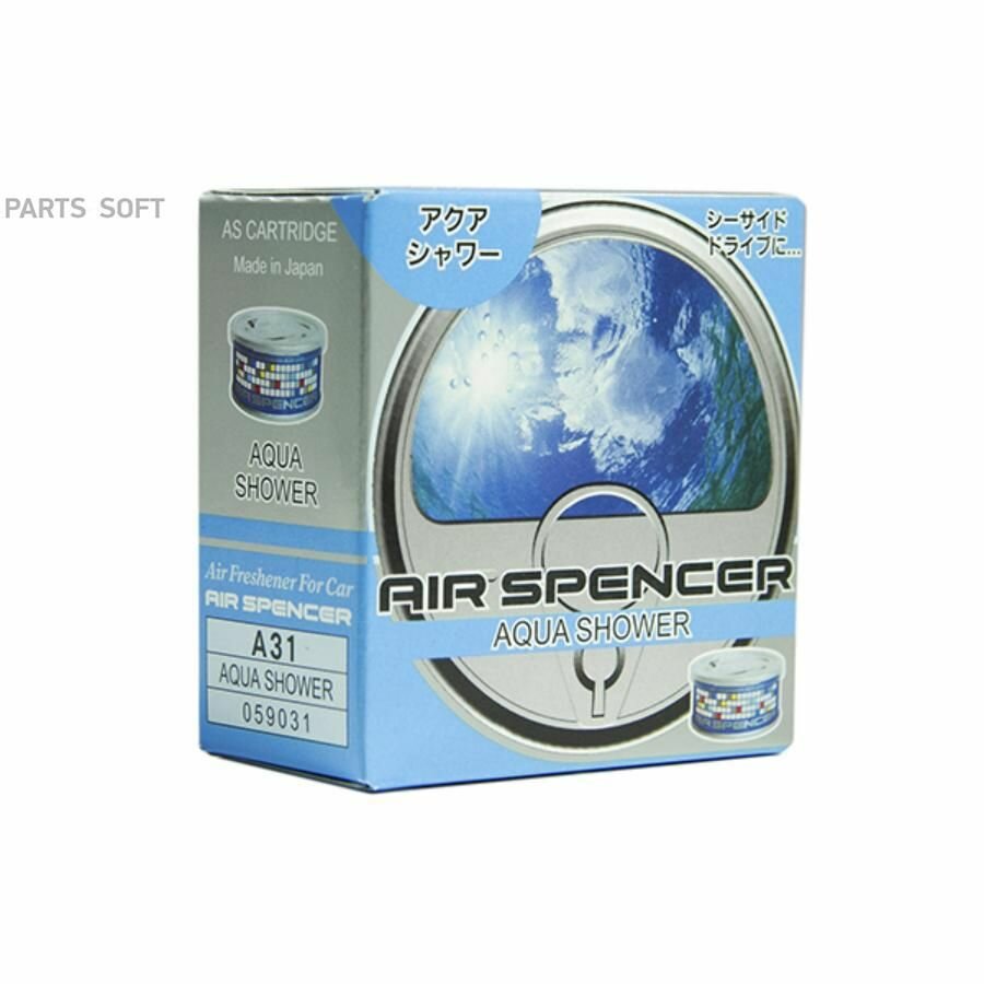EIKOSHA A31 Ароматизатор меовой SPIRIT REFILL - AQUA SHOWER