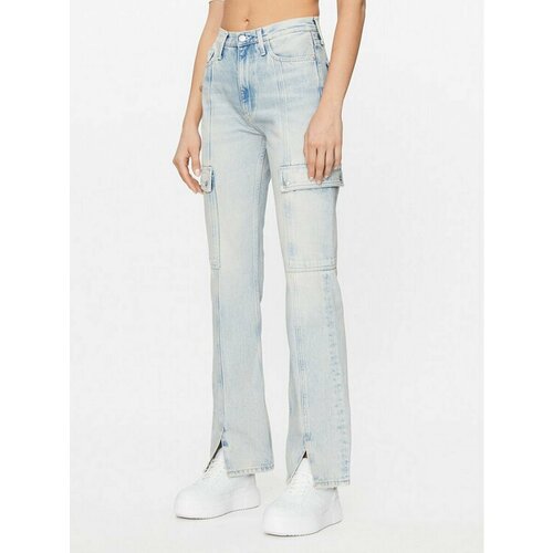 фото Джинсы calvin klein jeans, размер 24/32 [jeans], голубой