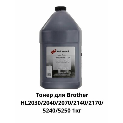 Тонер для Brother 1 кг тонер static control универсальный для brother color bk 1 кг флакон