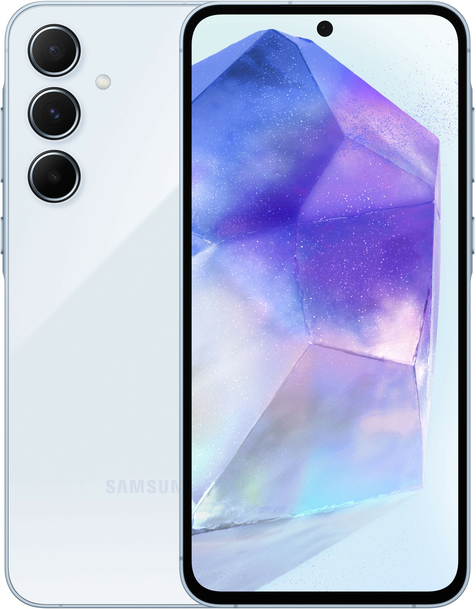 Смартфон Samsung Galaxy A55 8/256Gb nano SIM+eSIM Awesome Iceblue (SM-A556E)