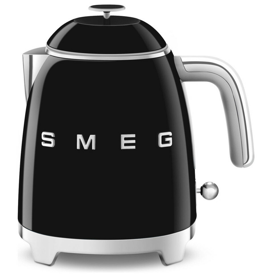 Чайник электрический 800 мл мини 1400 Вт чёрный "Smeg" / 299100