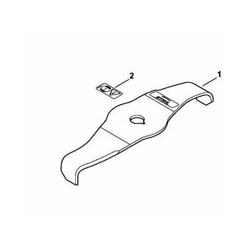 Нож - измельчитель кустореза Stihl FS 350-490 2z 270mm 40007133903