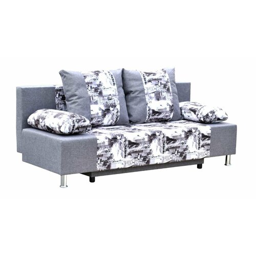 Диван-еврокнижка Тревел серый