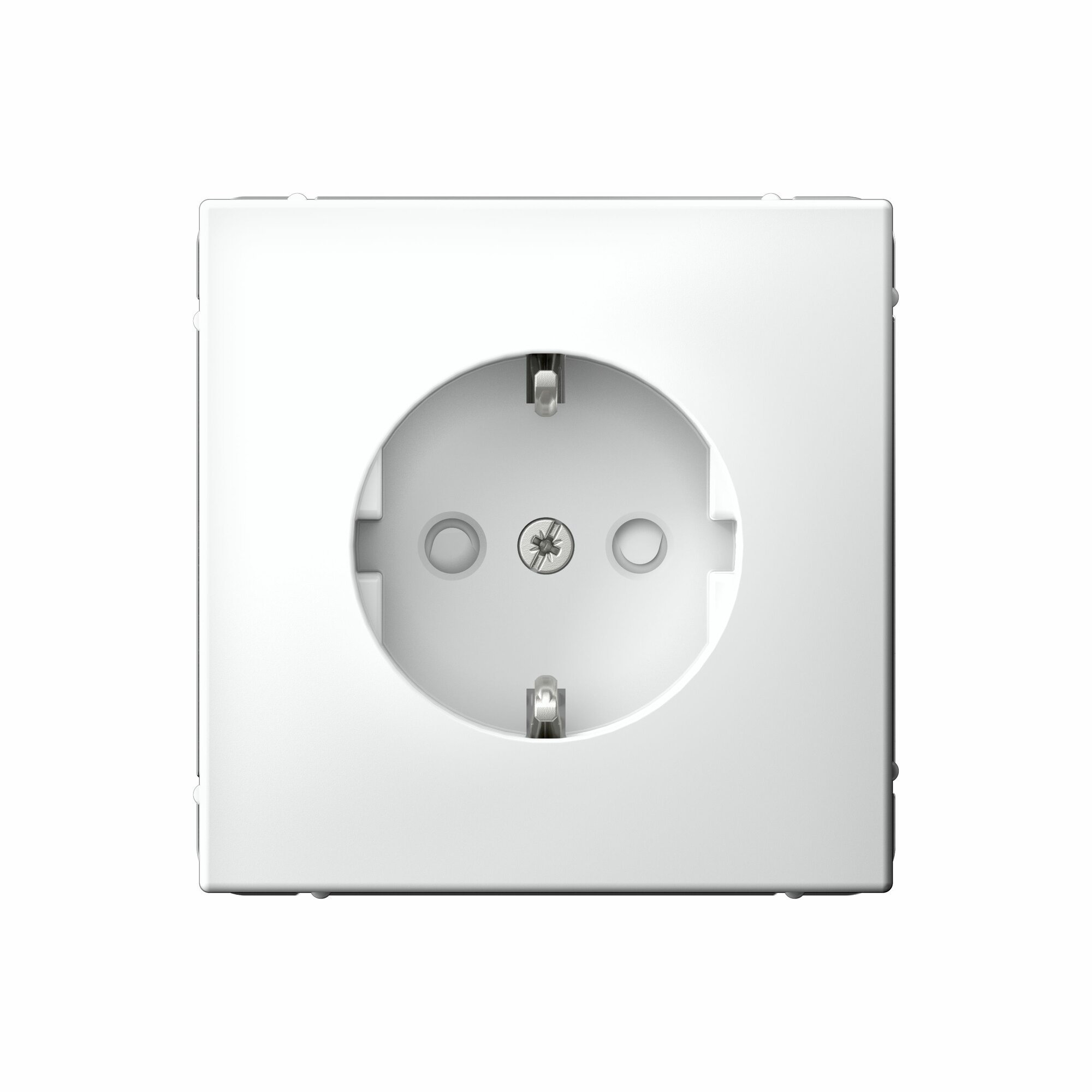 Systeme Electric ArtGallery Белый Розетка с заземлением со шторками, 16А, 5шт.