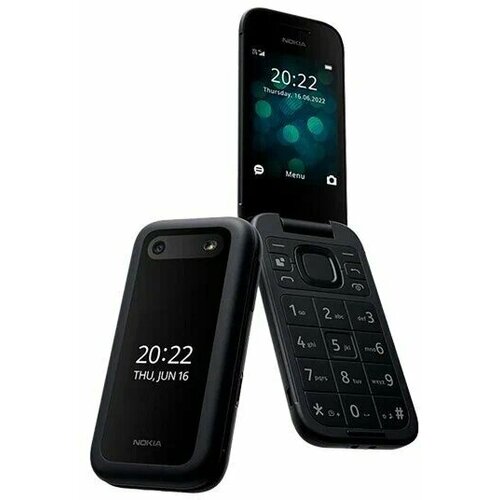 Телефон кнопочный раскладушка Frbby 2660 Flip Dual Sim BLACK 2990₽