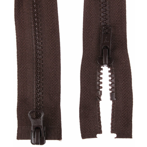 Молния трактор Т5 GAMMA разъемная 2 замка, темно-коричневый (295), 110см, 1шт