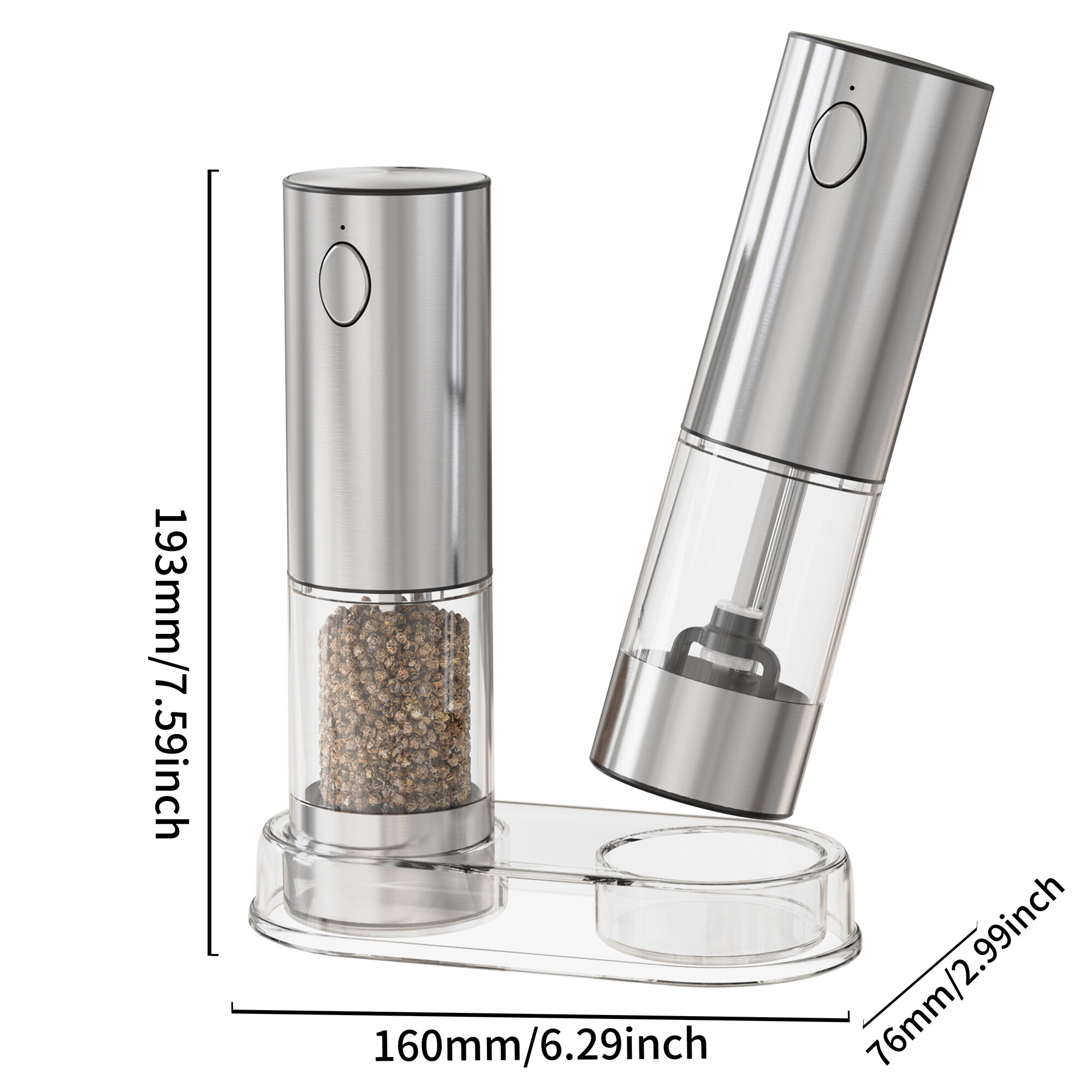 Набор электромельниц для специй Envitec E-Grinder Set V7 — фото 1