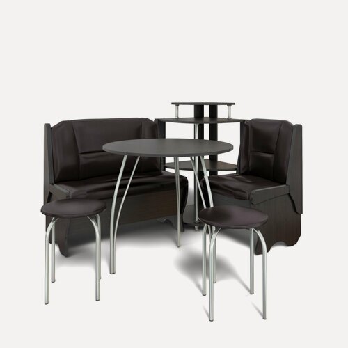 Изображение товара Кухонный набор Лилия Венге/Б. Умбер/Серебро/Венге