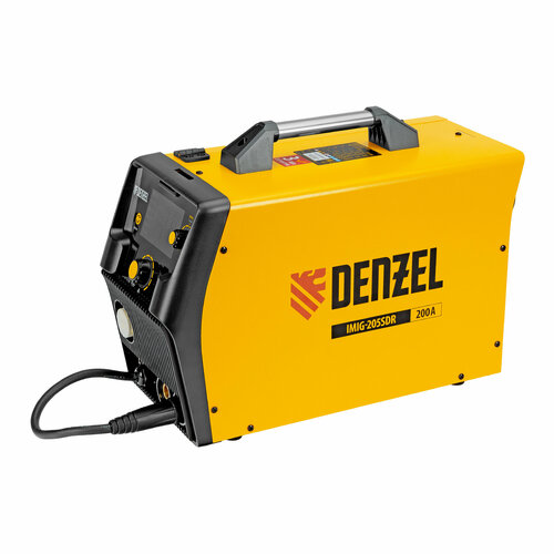 Аппарат инвертор полуавтомат cварки IMIG-205SDR 200 А ПВ 60 катушка 5 кг Denzel 94364 31820₽