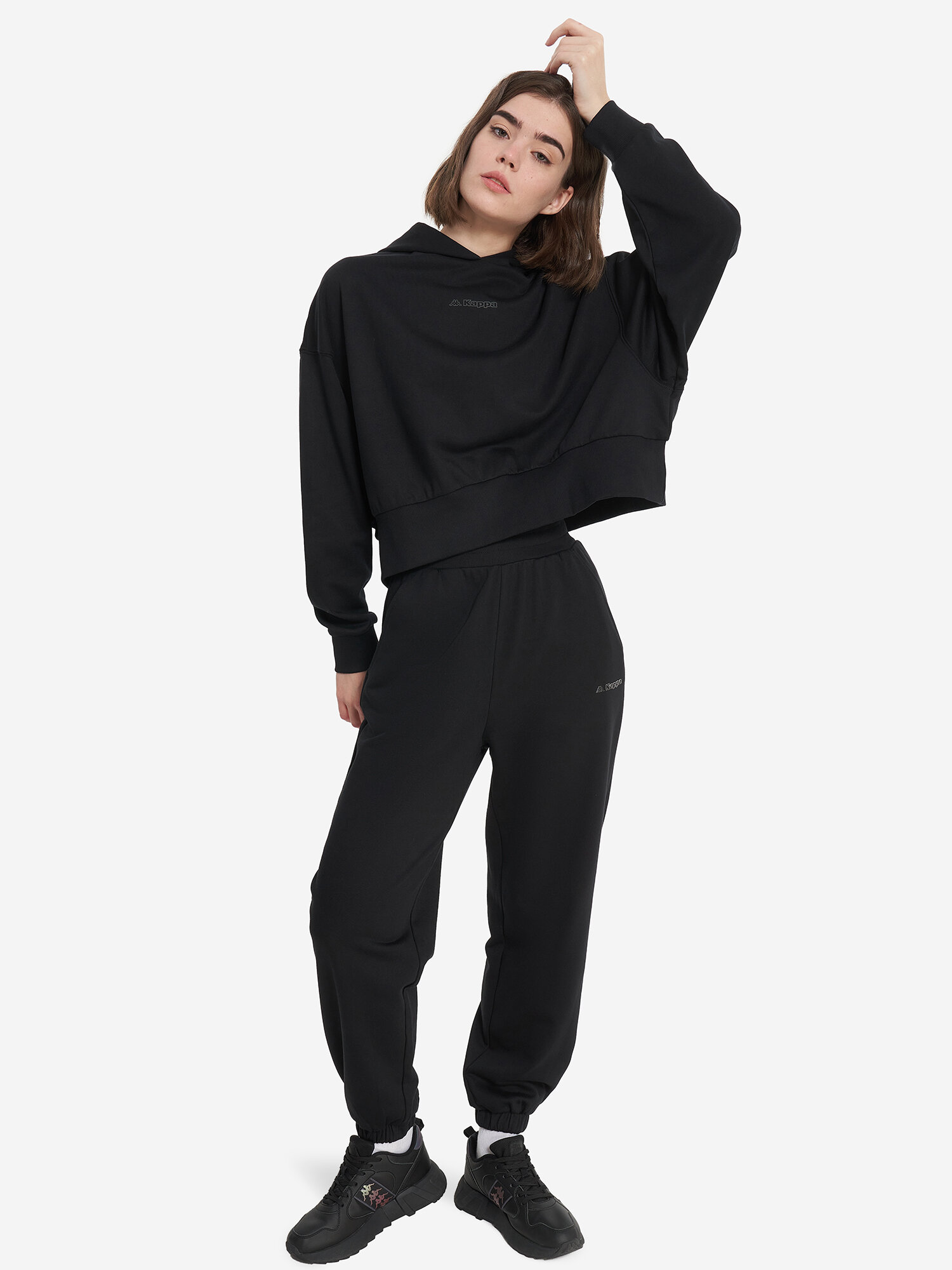 Худи Kappa, размер 42-44, , черный — фото 1