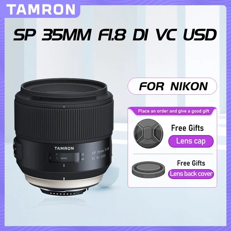 Tamron SP 35 мм F1.4 объектив для Nikon D780 Canon 6D II 5D IV, 35mmF1.8 for Nikon F