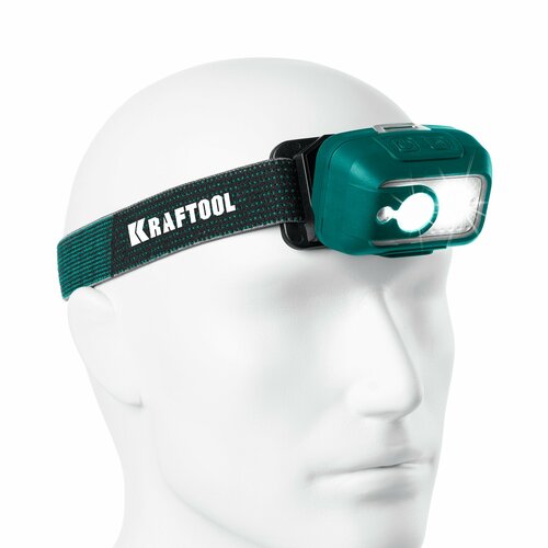 KRAFTOOL KH-5 550 лм 3 режима аккумуляторный налобный фонарь 1800мАч 56454 2440₽