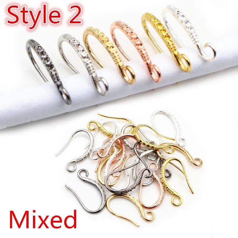 Серьги-крючки Style2 Mixed, 20 шт
