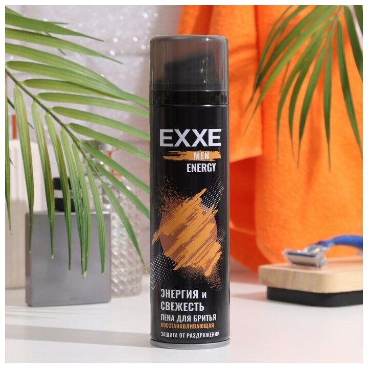 Пена для бритья UFC x EXXE Carbon hit, с углем, 200 мл — фото 1