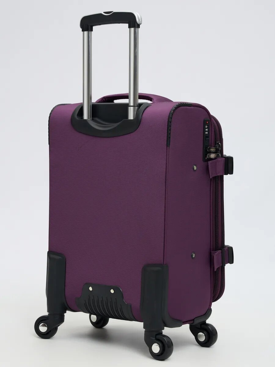 Чемодан Journey, 55 л, размер S, фиолетовый — фото 1