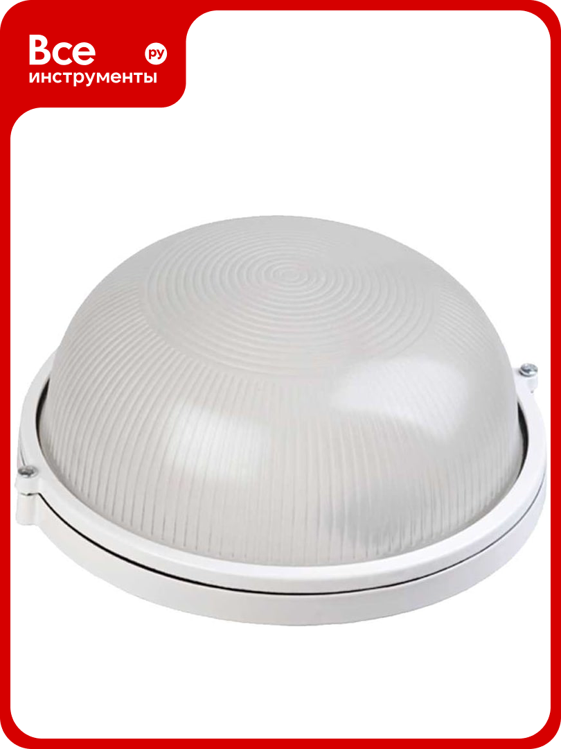 Светильник настенно-потолочный для бани и сауны General Lighting Systems НБП/НПП 190х176х82мм GCF-R-E27-60-IP65 1301 437721