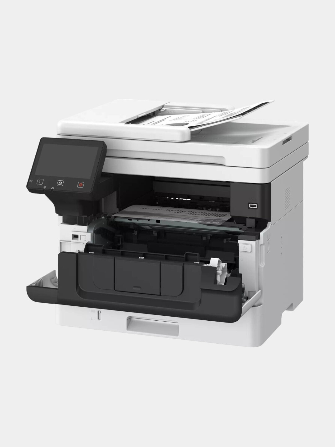 МФУ принтер Canon i-SENSYS MF461dw, цвет белый, современное монохромное лазерное многофункциональное устройство — фото 1