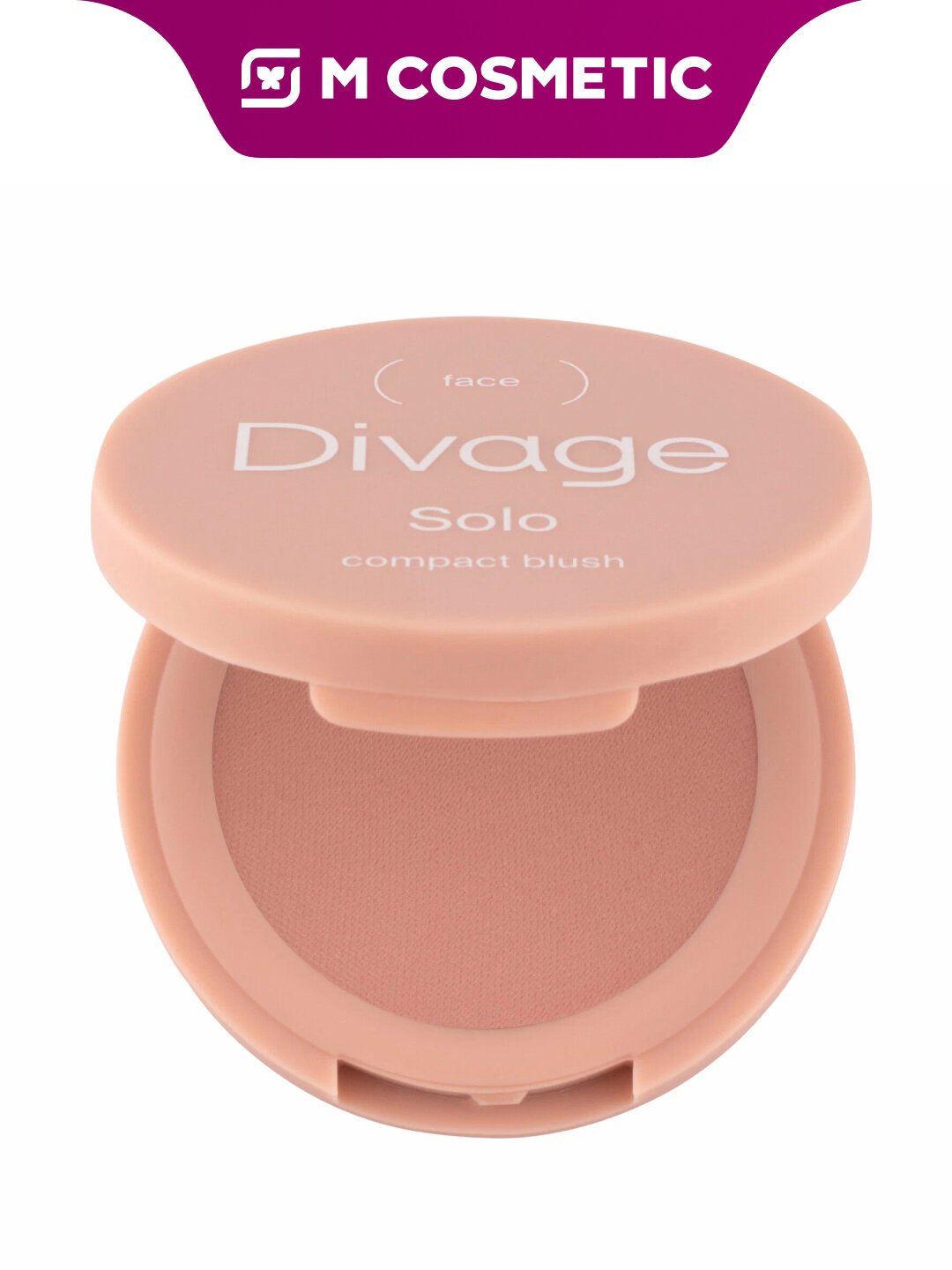Румяна DIVAGE Solo, компактные, для всех типов кожи, матовый финиш