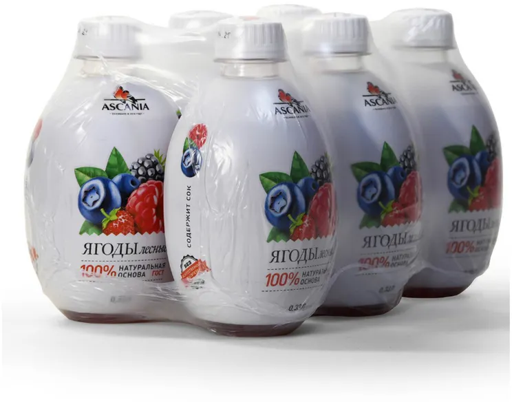 Газированный напиток Ascania Лесные ягоды 0.33 л ПЭТ упаковка 6 штук - фотография № 2