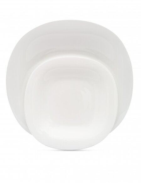 Тарелка обеденная карин белый 26см - фотография № 3