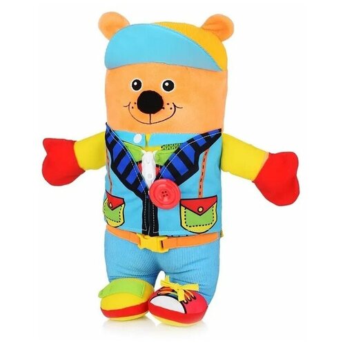 Развивающая игрушка Мишка учится одеваться