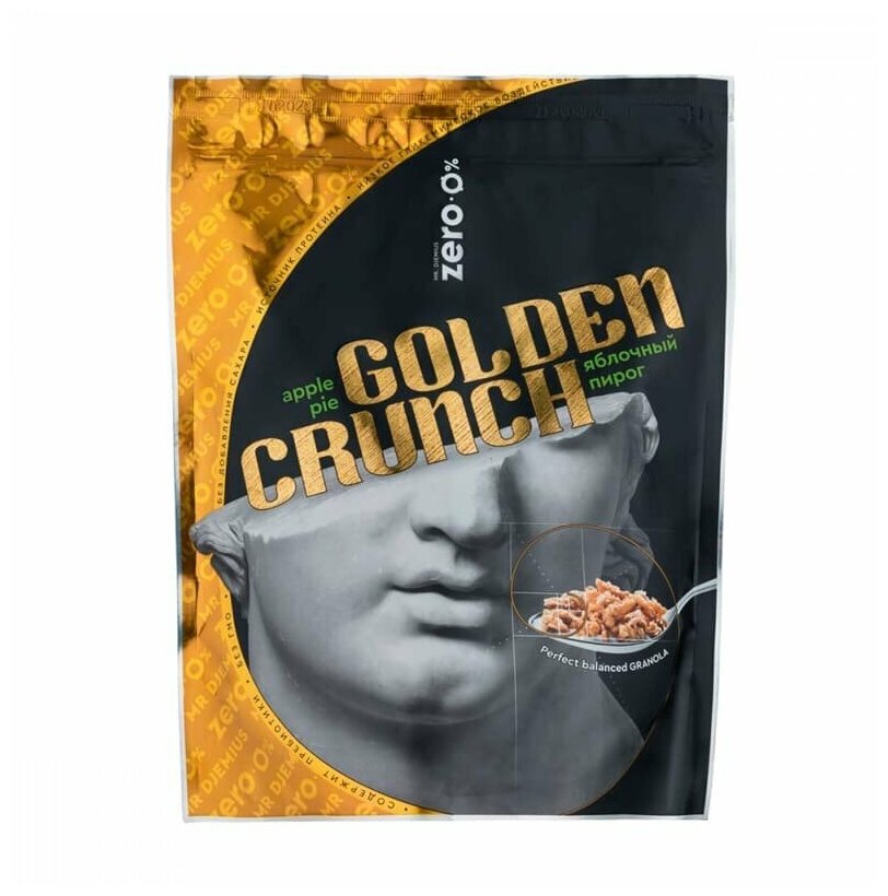 Гранола Golden Crunch без сахара со вкусом яблочный пирог - фотография № 4