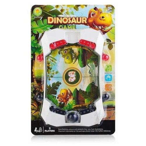 Настольная игра детская для детей Пинбол Динозавры игра детская настольная 24 maxi динозавры